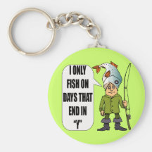 Fishing Everday T-shirts and Gifts Key Chains