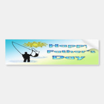 Fishing - Happy Father's Day Bumper Sticker