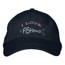 Fishing Hat Embroidered Baseball Caps