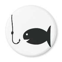 fishing icon magnet