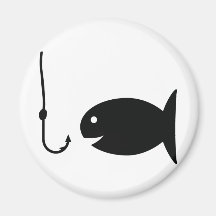 fishing icon magnet