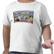 Fishing in Shallow Waters Using Nets, plate 96 fro T-shirt
