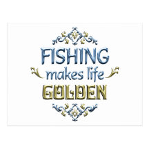 FISHING is Golden Postcards