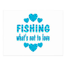 FISHING LOVE POST CARDS