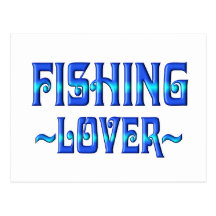 FISHING LOVER POST CARD