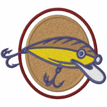 Fishing Lure Embroidered Polo Shirt