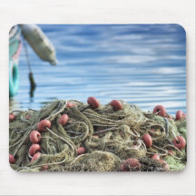 Fishing net mouse pad