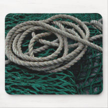 Fishing nets and rope mousepads