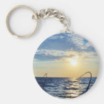 Fishing on Wavy Water Key Chain