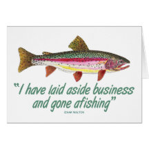 Fishing Quote Greeting Cards