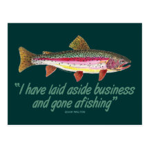Fishing Quote Postcards