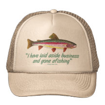 Fishing Quote Trucker Hat
