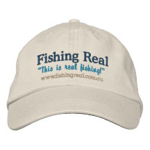 Fishing Real merchandise  (Cap) Embroidered Baseball Cap
