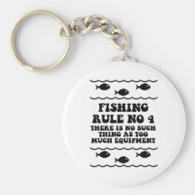 Fishing Rule No 4 Key Chain