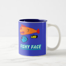 FISHY FACE mug