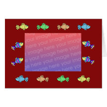 Fishy Greeting Card Template