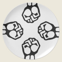 Fist Bump Plate plates