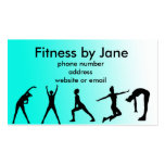 fit baby blue business card