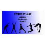 fit blue business card templates