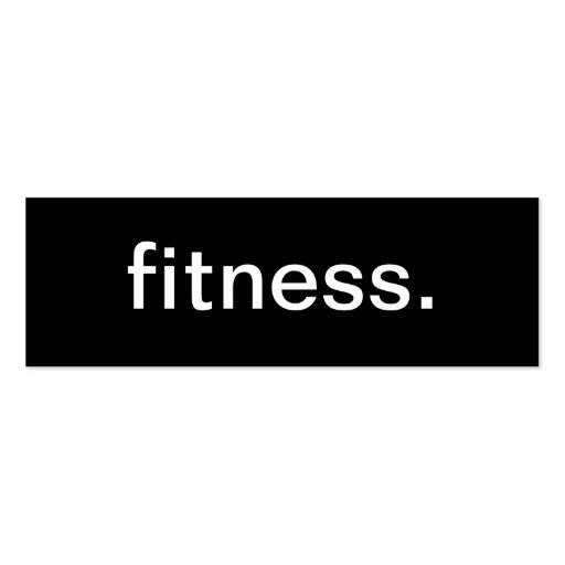 Fitness Business Card