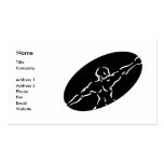 Fitness Business Card Template - black