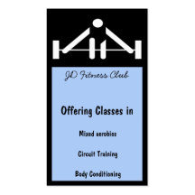 Fitness Business Cards