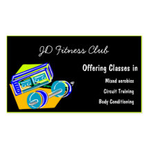 Fitness Business Cards