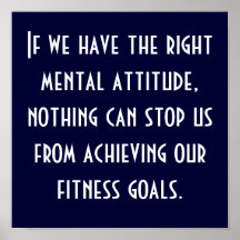 Fitness Goals Print