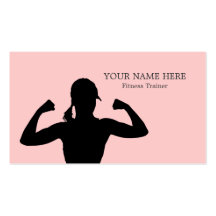 Fitness Instructor Business Card Template