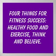 Fitness Quotes Print