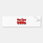 Five Card Gramma Bumper Sticker