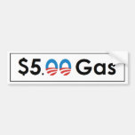 Five Dollar Gas Obama Bumper Stickers