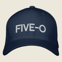 Five-o embroidered hats
