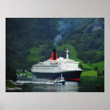 Fjord Anchorage Poster