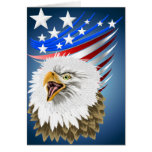 Flag N Eagle Card