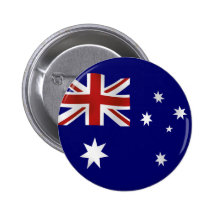 Flag of Australia Pinback Button