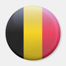Flag of Belgium Refrigerator Magnet