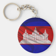 Flag of Cambodia Keychain