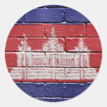 Flag of Cambodia Stickers
