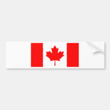 Flag of Canada Bumper Stickers