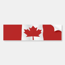 Flag Of Canada  l'Unifolié Bumper Sticker