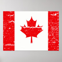 FLAG OF CANADA POSTER