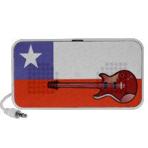 Flag of Chile Electric Guitar Doodle Speaker