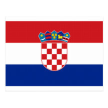 Flag of Croatia Post Cards