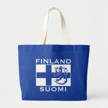 Flag of Finland Tote Bag