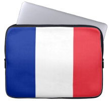 Flag of France Neoprene Laptop Sleeve