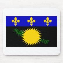 Flag of Guadeloupe Mouse Mats