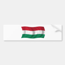 Flag of Hungary Bumper Sticker
