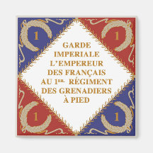 flag of Imperial Guard Fridge Magnets