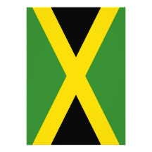 Flag of Jamaica Personalized Invitation